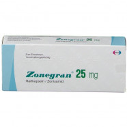 Купить Зонегран (Зонисамид) 25 мг Франция капсулы №14 в Ульяновске