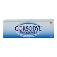 Купить Корсодил (Corsodyl) зубной гель 1% 50г в Липецке