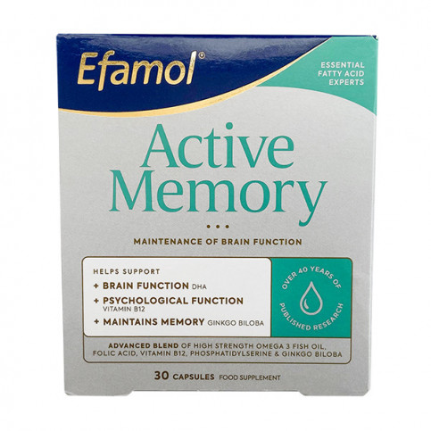 Купить Эфамол Брейн Актив Мемори (Efamol Brain Active Memory) капсулы №30 в Челябинске в Челябинске