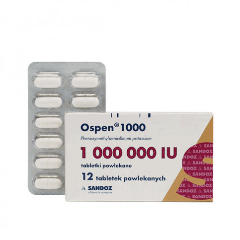 Купить Оспен (Феноксиметилпенициллин) таблетки 1000000 МЕ №12 в Москве - Отзывы в Челябинске